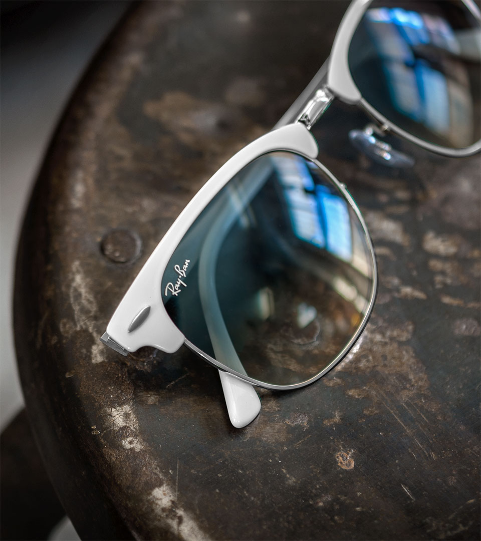 ray ban metal frame clubmaster